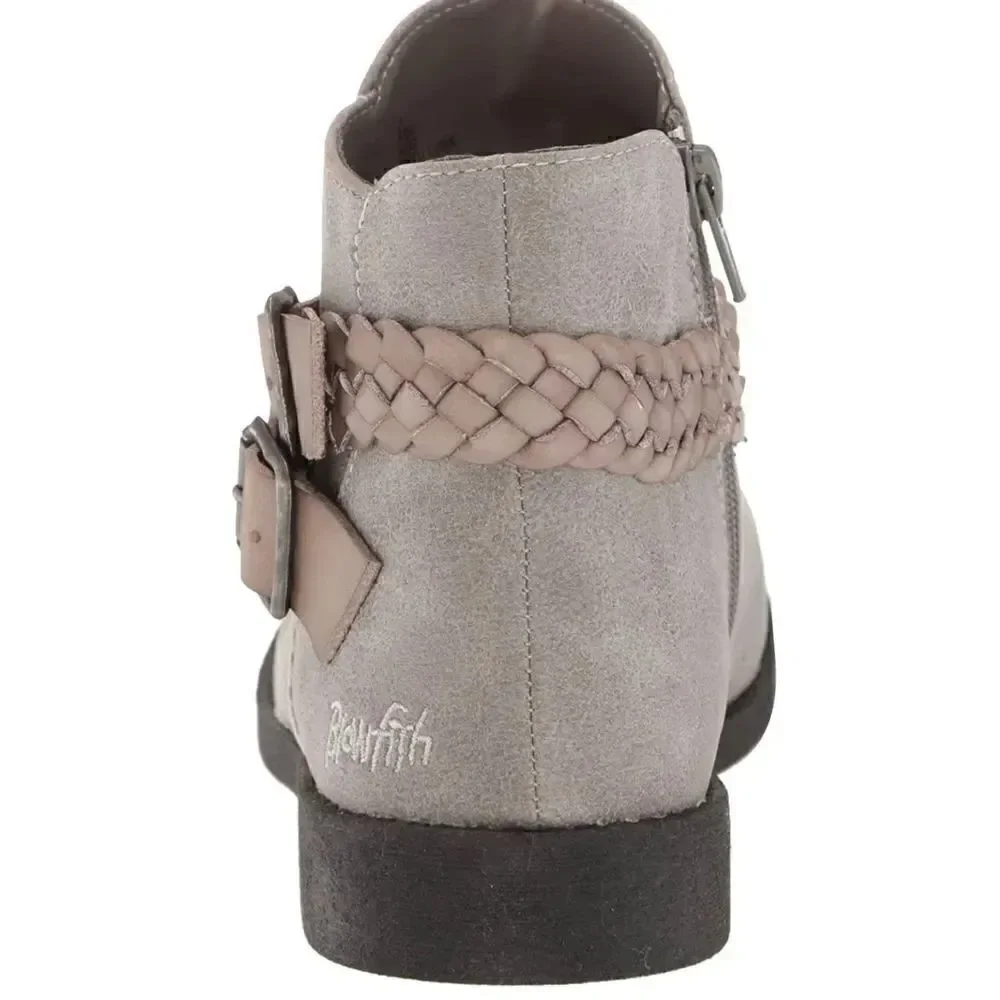 Blowfish Malibu Girls Size 2 Keepsake-k Ankle Boot in Smokey Gray